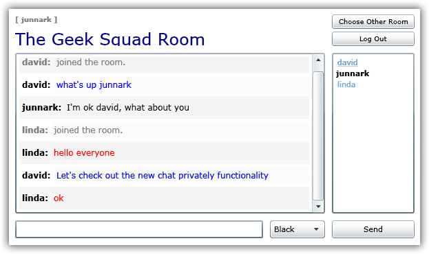 Silverlight 2 Chatroom